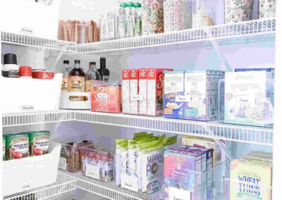 Organized pantry for non-perishable food